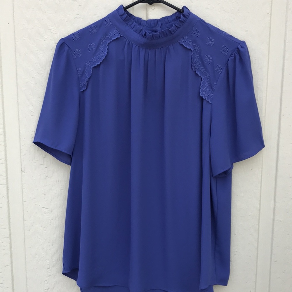 Periwinkle Ann Taylor Blouse